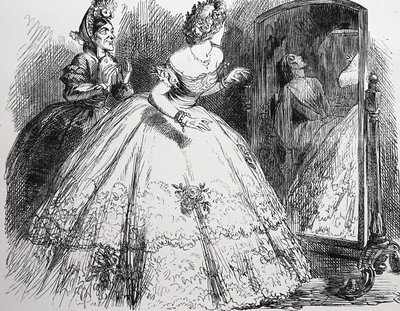 A Senhora Assombrada de John Tenniel
