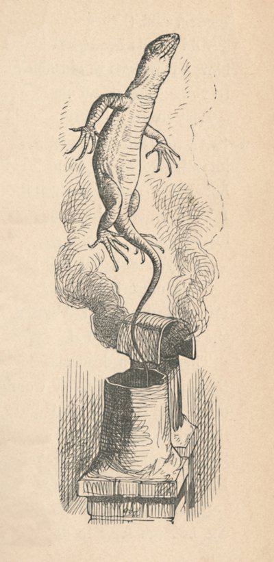 O Lagarto, 1889 de John Tenniel
