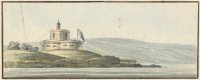 Castelo de St. Maws, Falmouth, East South East de John Thomas Serres