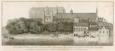 Vista leste de Westminster da água de John Thomas Smith
