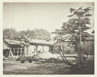 Uma habitação de Pepohoan de John Thomson