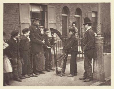 Músicos de Rua Halian, 1881. de John Thomson