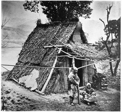 Cabana da montanha, província de Huzeh, c.1867-72 de John Thomson