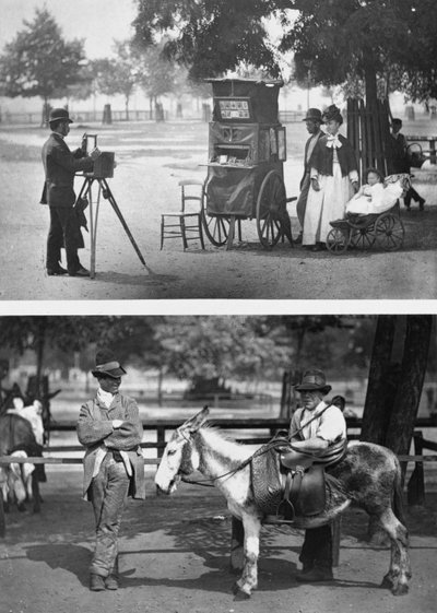 Fotografia no comum e espera de aluguer, 1876-77 (woodburytype) de John Thomson