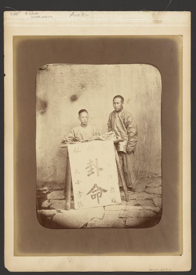 Retrato de um homem e de um rapaz de John Thomson
