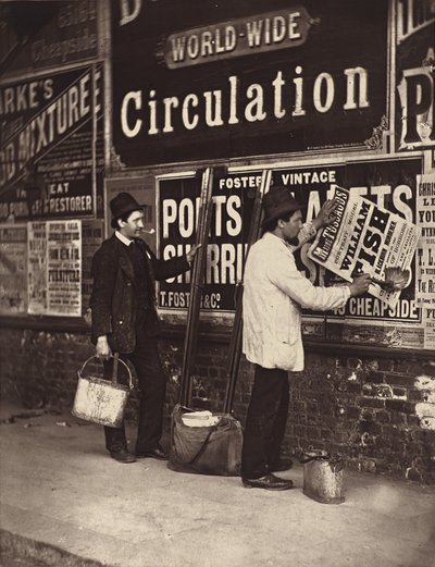 Publicidade de rua de John Thomson