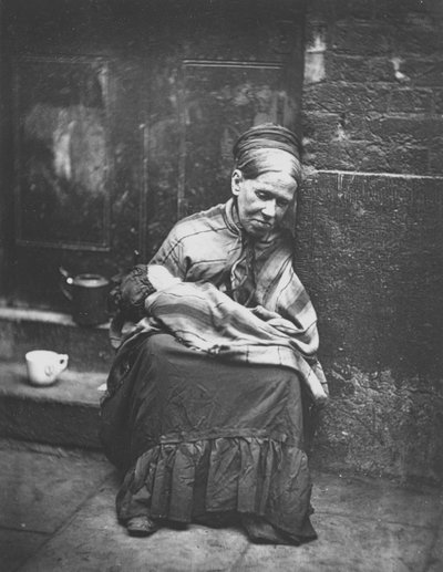 The Crawlers, de Street Life, em Londres, por J. Thomson e Adolphe Smith, 1877 de John Thomson