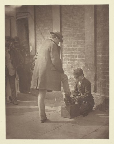 O sapato independente-preto de John Thomson