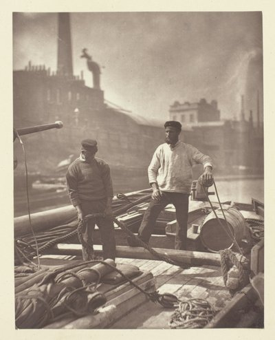 Trabalhadores na "Rodovia Silenciosa" de John Thomson