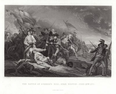 Batalha de Bunker Hill de John Trumbull
