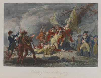 Morte do general Montgomery, 1775 de John Trumbull