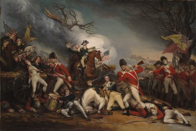 A Morte do General Mercer na Batalha de Princeton, 3 de janeiro de 1777 de John Trumbull