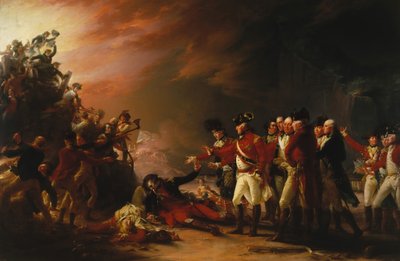A triagem feita pela guarnição de Gibraltar, 1789. de John Trumbull