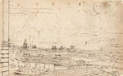 Vista de Paris de John Trumbull