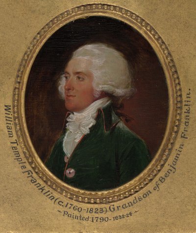 John Flaxman a esculpir o busto de William Hayley de John Trumbull