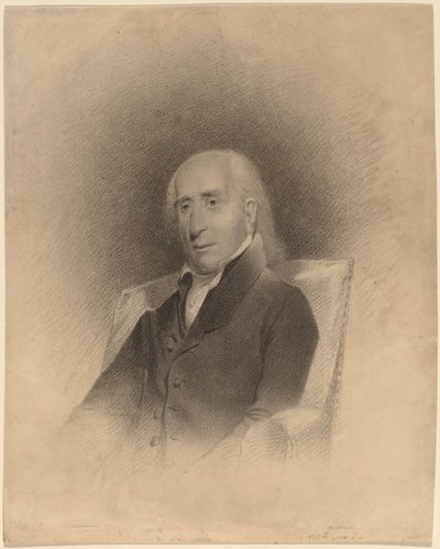 Retrato de um homem sentado de John Vanderlyn