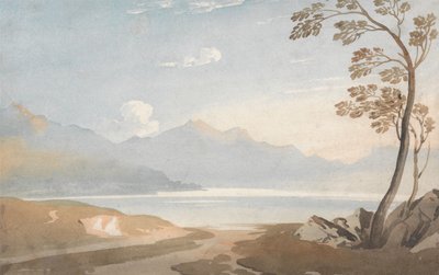 Uma paisagem galesa, uma composição inicial de John Varley