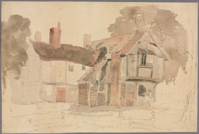 Pátio da Igreja de Bray de John Varley