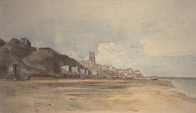 A Praia em Cromer, Norfolk de John Varley
