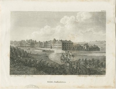 Fábrica do Soho: gravura em aço, nº [c 1798] de John Walker