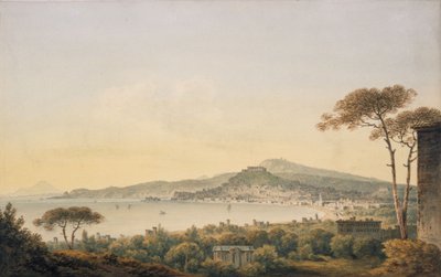Nápoles da vila de Sir William Hamilton, 1780-1782 de John Warwick Smith