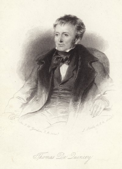 Thomas de Quincey, escritor inglês de John Watson Gordon