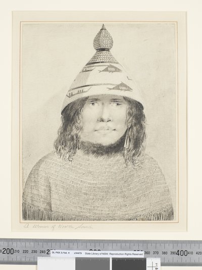 F.22 A Woman of Nootka Sound, c.1773-84 (aquarela) de John Webber