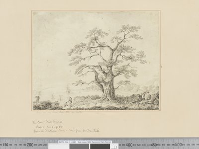 F.44 Vista da beira-mar, árvore grande no centro, c.1783-84 de John Webber