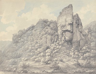 Rochas em Derbyshire de John Webber