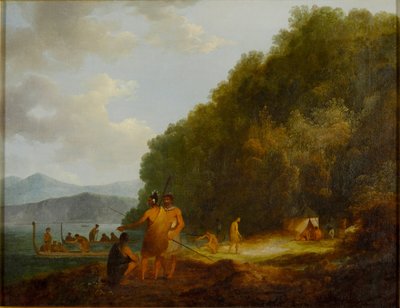 Ship Cove, Queen Charlotte Sound de John Webber