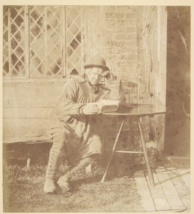 [Homem a ler um livro]. de John Whistler