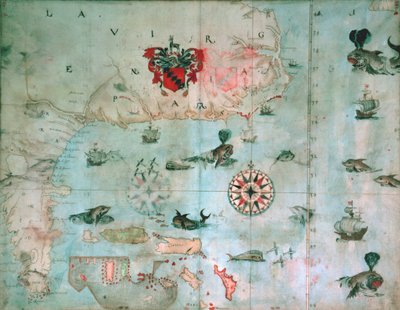 Chesapeake Bay, Florida, c.1585-1603 de John White