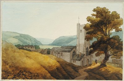 Do cemitério de Dulverton, Somerset, 1800 de John White Abbott