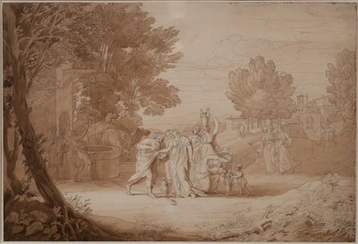 Rebecca no poço, 1807 de John White Abbott