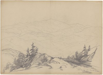 Paisagem montanhosa de John William Casilear