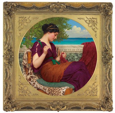 Pensamentos distantes, 1911 de John William Godward