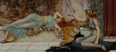 Travessura e repouso de John William Godward