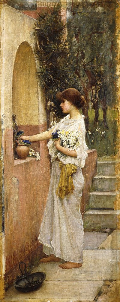Uma oferta romana de John William Waterhouse
