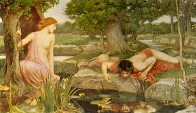 "Echo and Narcissus", 1903, c1915. de John William Waterhouse