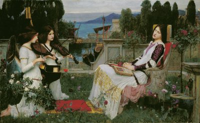 St. Cecilia de John William Waterhouse