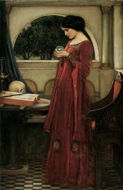 A Bola de Cristal de John William Waterhouse