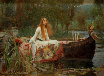 A Senhora de Shalott de John William Waterhouse