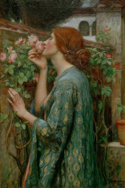 A alma da rosa de John William Waterhouse