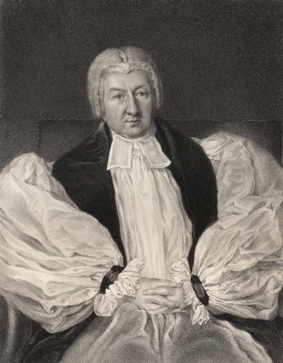 Herbert Marsh, Lord Bispo de Peterborough, gravado por John Cochran (fl.1821-65), da National Portrait Gallery, volume II, publicado em 1835 (lito) de John William Wright