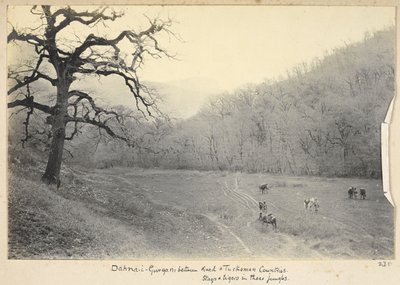 Província de Razavi Khorasan, Irão, c.1908 (foto a p/b) de John Williams Watson