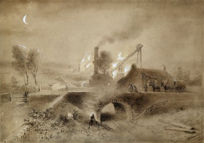 Pithead e Ferrovia de John Wilson (after) Carmichael