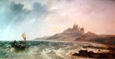 Castelo de Bamburgh de John Wilson Carmichael