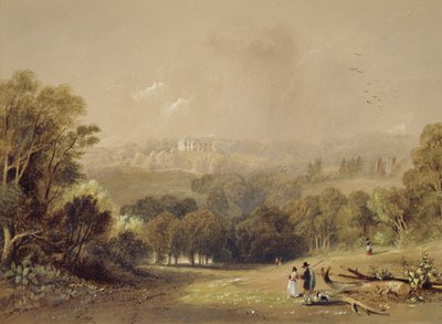 Roundhay Park, Leeds (aguarela sobre papel) de John Wilson Carmichael