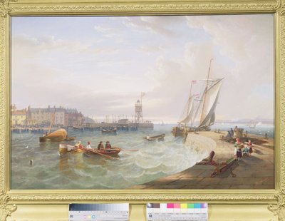 O porto em Hartlepool de John Wilson Carmichael