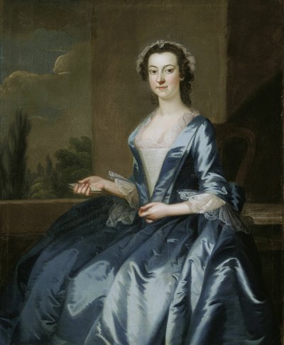 Retrato de uma mulher de John Wollaston